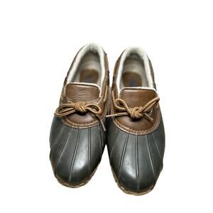 Women's JBU by Jambu Gwen Weather Garden Ready Duck Boots Brown & Tan Size 9